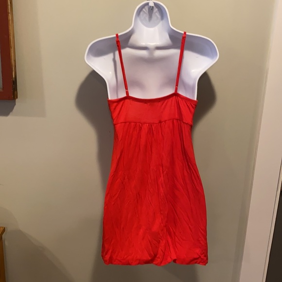 Red casual dress - Picture 2 of 3
